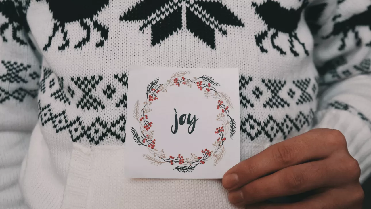 kerstkaart met foto