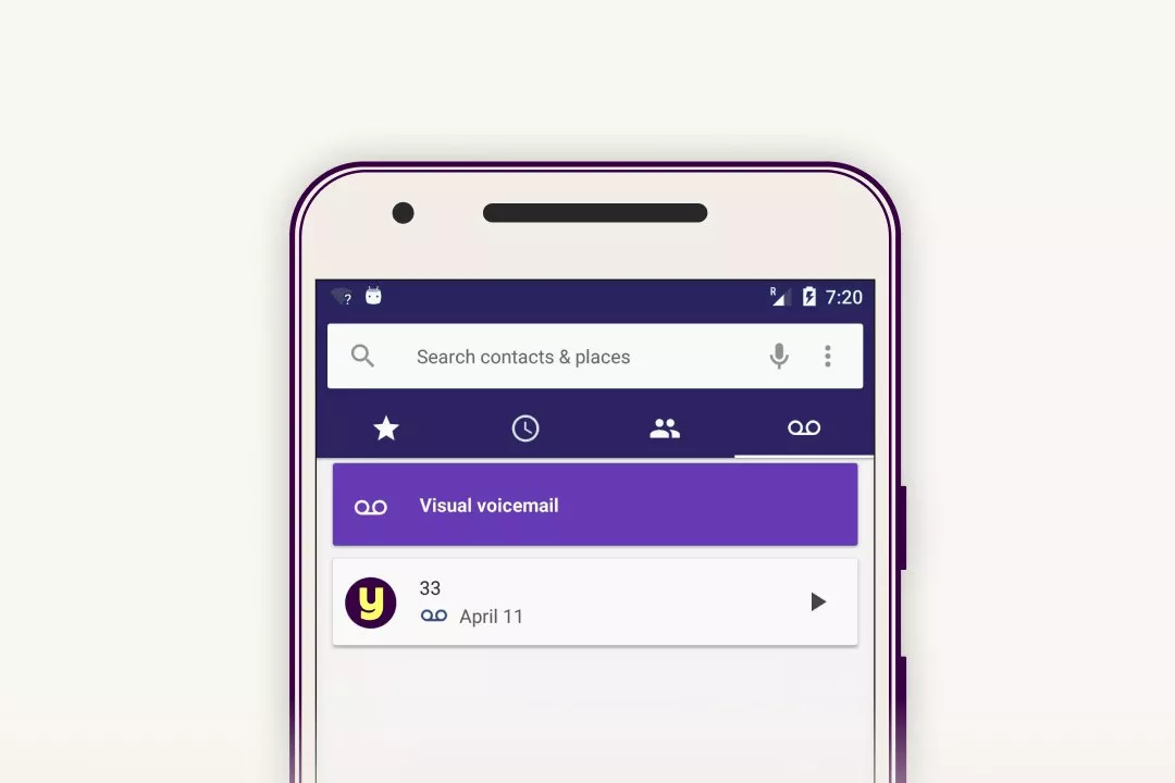 visual voicemail