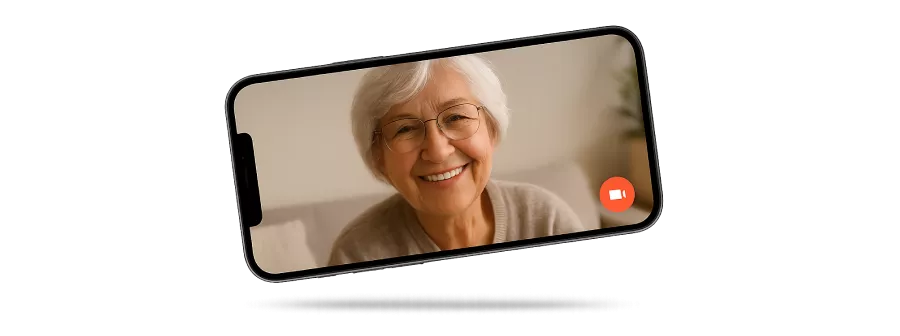 videocall met oma
