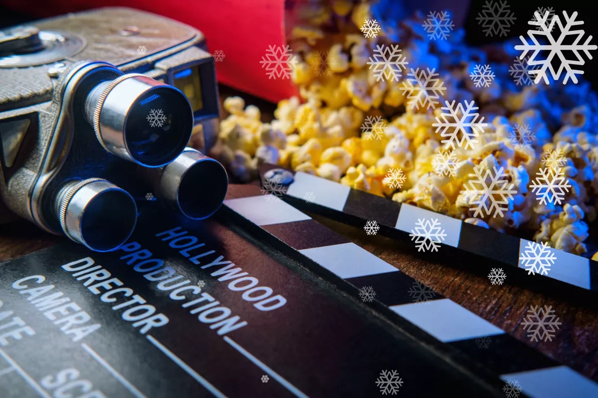 filmticket met popcorn